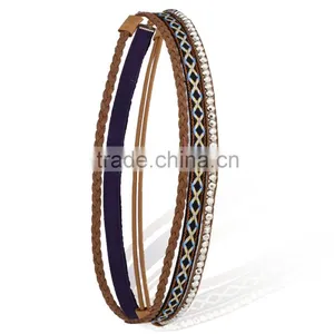 Women Lady Headband Crystal Elastic Hair Band For Wedding Bridal Party Hair Hoop thumbnail-3
