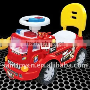 Fire Engine Kid's Ride on Car With Music and Light thumbnail-1