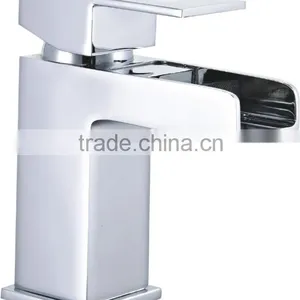Deck Mounted Waterfall Open Spout Basin Tap thumbnail-1