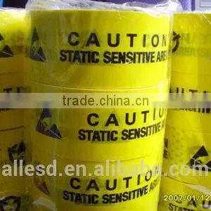 ESD BOPP Film Clear Caution Tape For Industrial Warning Use thumbnail-6