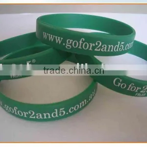 Printed Glow Silicone Bracelet thumbnail-1