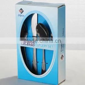 Fasion Design Moden Mirror Polish Wholesale Stainless Steel Dinnerware thumbnail-6