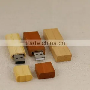 Eco-friendly Customized Logo Laser Engraving Wooden USB Flash Driver for Promotion thumbnail-4