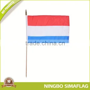 100% Factory Directly 4x6" Inch Uganda Small Hand Waving Flags thumbnail-1