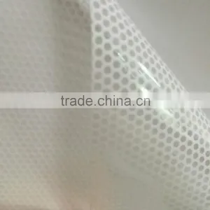 Clear Perforated Two Way Vision Window Adhesive Vinyl Sticker thumbnail-1