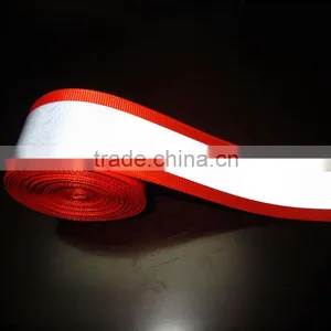 Red Reflective Tape 50mm/5mm , Reflective Webbing thumbnail-1