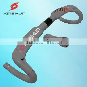 2016 Xinshun Mountain Bikes Carbon Handlebar Mtb Road Bike Accessories Bicycle Parts Grips With Stem BH2209 thumbnail-3