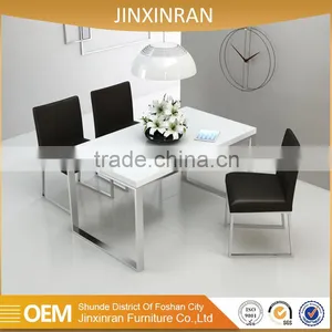 Thickness 20mm Natual Marble Inlay Dining Metal Table thumbnail-2