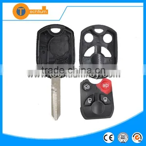 Abs 4 Button Universal Transponder Key Without Logo With Uncut Blade for Ford Galaxy Mustang Escort thumbnail-3
