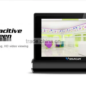 VStarcam HD 7 Inch Touch Screen With Indoor P2P IP Camera Home Security Alarm System thumbnail-6