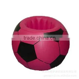 2016China Made ASTM,EN71-1-2-3 Approved,Nontoxic Red PVC Inflatable Soccer Cooler/Buckets thumbnail-1
