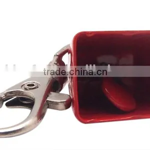 Small Cow Bell Keychain in Custom Color With Logo Printing for Promo as Gift thumbnail-4