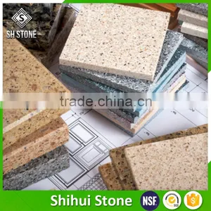Quartz Shower Stone Wall Panel, Quartz Engineered Stone thumbnail-1