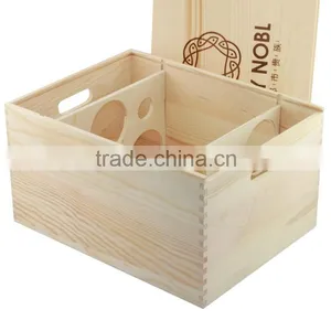Vintage Feature And Wine Industrial Use Wooden Wine Boxes For Sale thumbnail-2