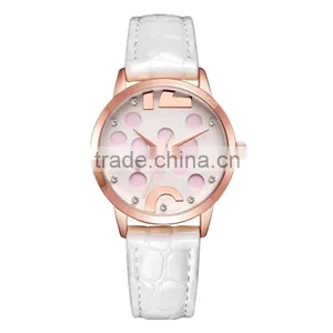 New Models From Doris Watch Fashion Design Pink Spot Dial Japan Movt Women's Wrist Latest Watches thumbnail-2