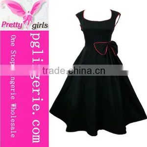Hot Sale Laides Vintage Retro Dress For Women thumbnail-6
