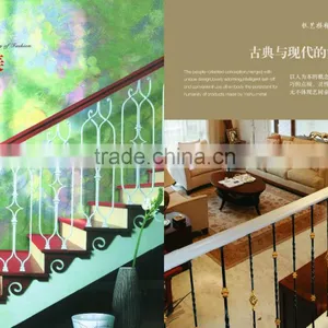 Wrought Iron Stair Handrail / Stainless Steel Handrail Bracket for Sale thumbnail-2