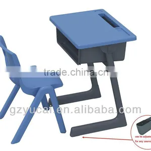 Adjustable Cheap School Desk and Chair thumbnail-1