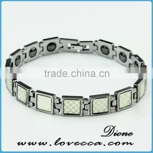 Fashion Health Jewelry Bracelet 4 in 1 Bio Energy Elements Tungsten Steel Bracelet thumbnail-4