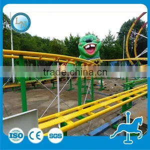 Outdoor Play Equipment Mini Roller Coaster Wacky Worm Train for Sale thumbnail-2
