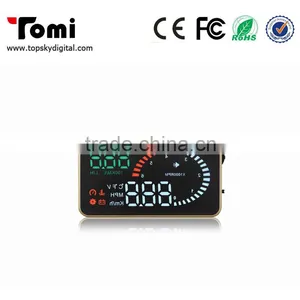 X6 3 Inch Car OBD2 II HUD Head Up Display Overspeed Warning System Projector Windshield Auto Electronic Voltage Alarm Universal thumbnail-1
