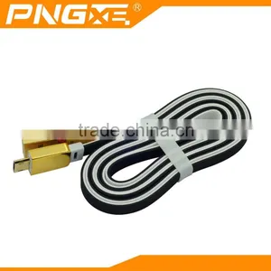 PNGXE 2016 High Quality Flat Very Fast Charging Charger Twisted Pair Cable for Iphone and for Samsung thumbnail-5