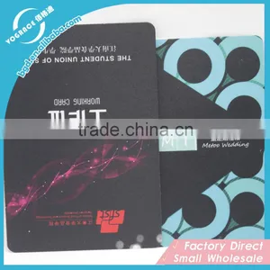 Factory Thick Design Hard Clear Plastic Transparent PVC Business Card With Standard Size thumbnail-1