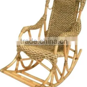 Antique Rocking Chair, Rattan Chair, Indoor Rattan Chair, Chair For Living Room Furniture, Indoor Rattan Furniture thumbnail-1