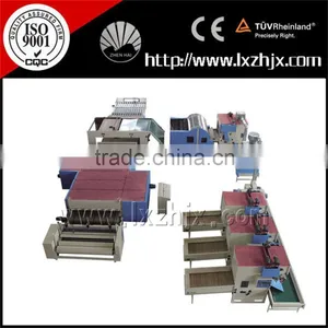 Nonwoven Bonded Wadding Production Line For Quilts , Textile Machinery Price thumbnail-6