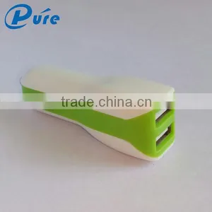 Hottest Selling Colorful Dual Usb Car Charger 5V 2A Output for IPhone 6 Travel Phone Charger,promotional Multipurpose Double 2 thumbnail-6