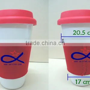 Customized Neoprene Coffee Cup Sleeve thumbnail-2
