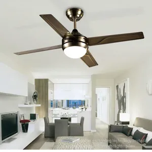 42-52inch Esc Reverse Function 110-240v Ceiling Fan With Light Kits CE RoHS Certified thumbnail-4