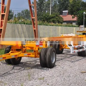 Mobile Steel Frame Shipping Container Delivery Trailer for Sale thumbnail-1