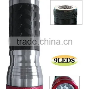 9 Led Aluminum Flashlight thumbnail-1