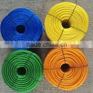 6mm Orange Pe3-strand Rope in Roll,coil,twine,3--strand Pe,pp Twisted Rope thumbnail-5