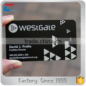 Standard 85*54mm UV Printable Engraved Matte Black Metal Business Card thumbnail-5