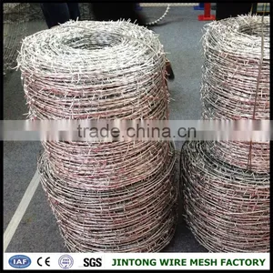 Military Barbed Wire Electro Galvanzied Barbed Wire Barbed Wire Fence Crimp thumbnail-1