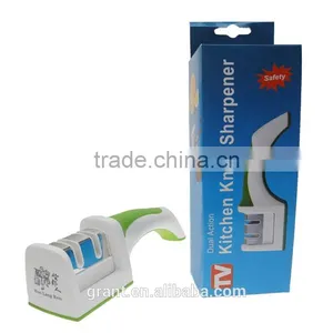 Deluxe Kitchen Knife Sharpener With Soft Grip Handle thumbnail-4