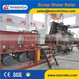New Arrival Automatic Waste Car Baling Press and Cut Scrap Car Baler Shear (CE) thumbnail-6