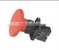 LAY5-ER42 60mm Red Emergency Mushroom Head Push Button Switch thumbnail-1