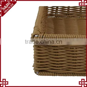 Handwoven Food-safe Accept OEM Large Size Basket Supermarket Display Shelves for Vegetable thumbnail-6