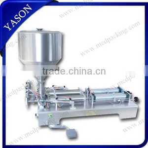 10--300ml Double Heads Cream Shampoo Cosmetic Automatic Filling Machine thumbnail-1