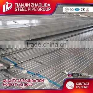 1 / 2 Inch - 4 Inch Dia Cold Rolled Hot Dipped Galvanized Square Steel Pipe for Fence Post thumbnail-3