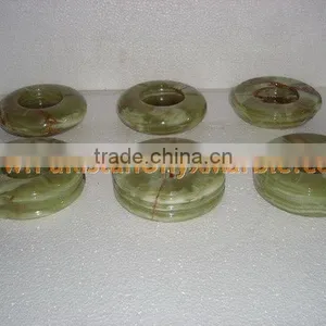 PAKISTAN FACTORY MADE ONYX CIGARETTE ASHTRAY HANDICRAFTS thumbnail-1