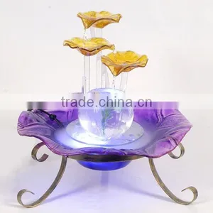 Glass Water Fountain for Desktop Decoration thumbnail-4