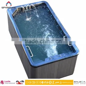 Fiberglass Inground Swimming Pool/ Freestanding Swim Spa/ Heat Swimming Pool Perfect Pool Spa thumbnail-1
