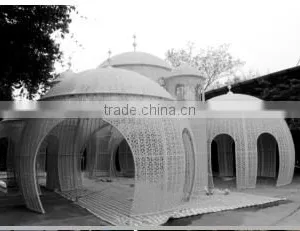 Rattan for Babylon Garden Wedding Party Decoration With Aluminum Frame Power Coated Detachable Babylon Garden Decoration thumbnail-4