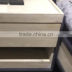 Modern Simple Design Side Table Wood Nightstands For Bedroom Furniture thumbnail-2