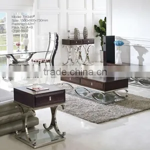 Th346 Marble Glass Top Dining Room Sets thumbnail-5