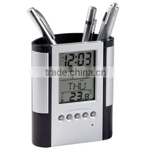Multifunction Fashional Table Clock, Table Clock With Thermometer for Gift thumbnail-1